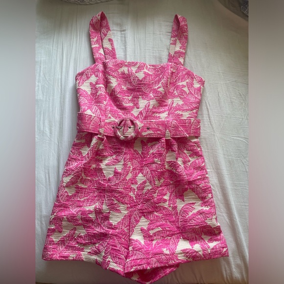 Lavender Brown Romper - Picture 1 of 7